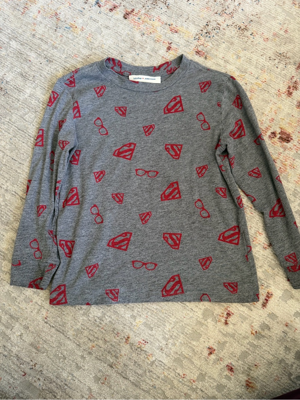 babyGap x Junk Food Boys 5 Superman DC Comics Long Sleeve Shirt